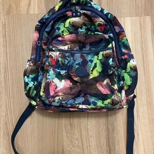Kipling Seoul Go Large Laptop Backpack in Botanical Aroma